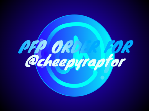 PFP Order for @cheepyraptor
