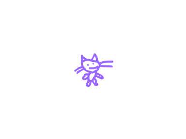 scratch cat re-drawn by me as a doodle