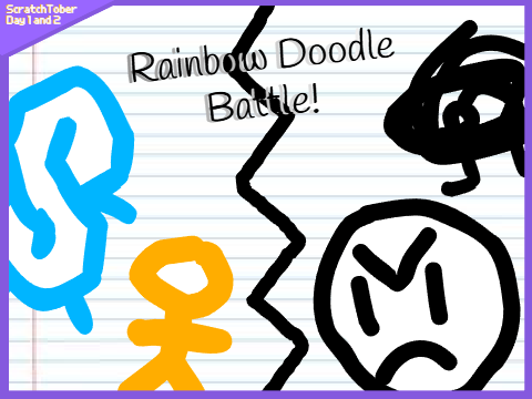 Rainbow Doodle Battle!