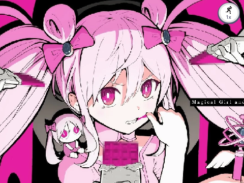 magical girl and chocolate
