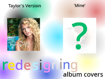 designing alternate ts album covers?