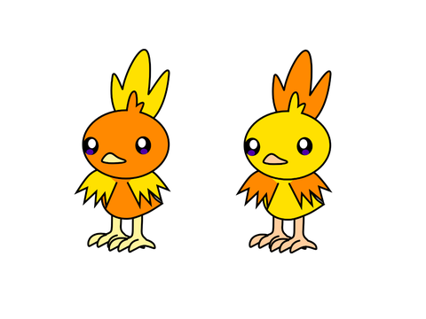 Torchic vector