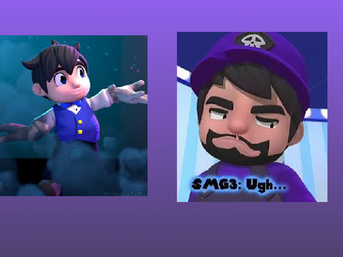 ☆ Eese becomes bootleg SMG3 with a voice changer