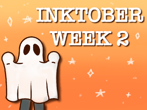 We’re mid-way through October! | Inktober Week #2