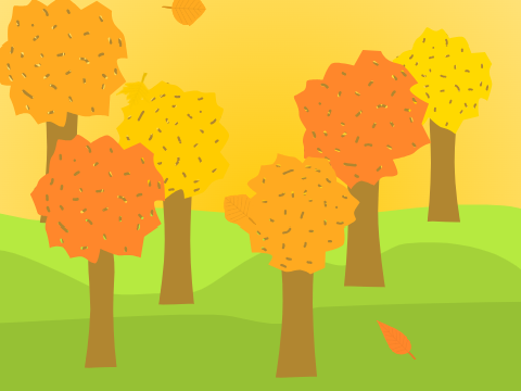 Scratchtober 2024: Fall =^..^= ~ Parallax