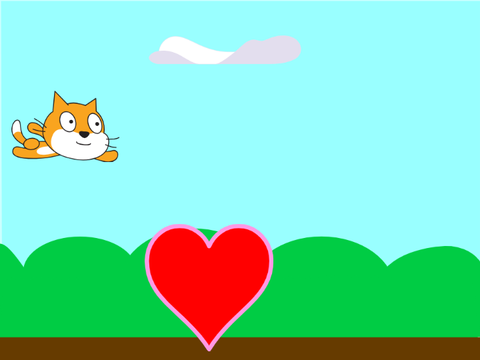 cat fly