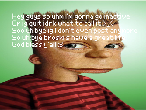 Buh bye 