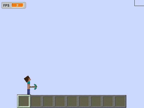 2D Mine-Craft (Creative Mode)