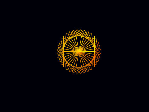Multi-Coloured Spiral