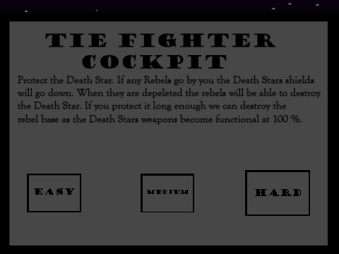 Tie Fighter Cockpit