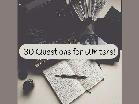 30 Questions for writers!! remix