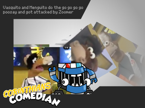 Vasquito and Menguito do the challenge and got attacked by Evil Me (Corintho)