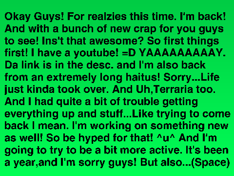 Updates 3# Because Reasons.