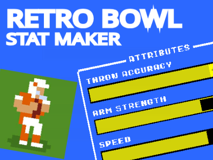 Retro Bowl player creator