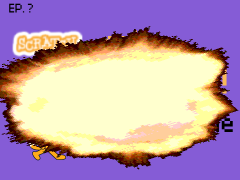 scratch cat shorts: fire in da hole