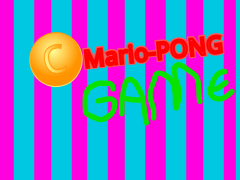 Mario-PONG Game :D