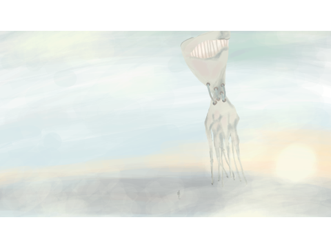 絵描いてみた「リククジラ」