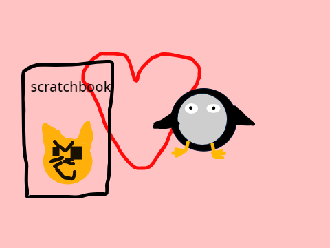 the scratchbook and the penguin 