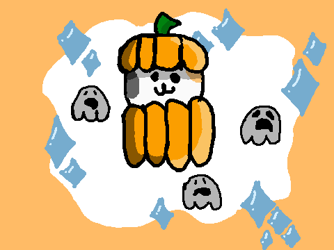 Halloween cat clicker