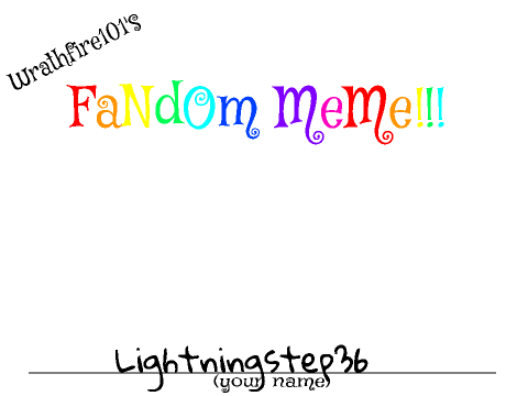 Fandom Meme!!! remix