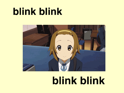 blink blink