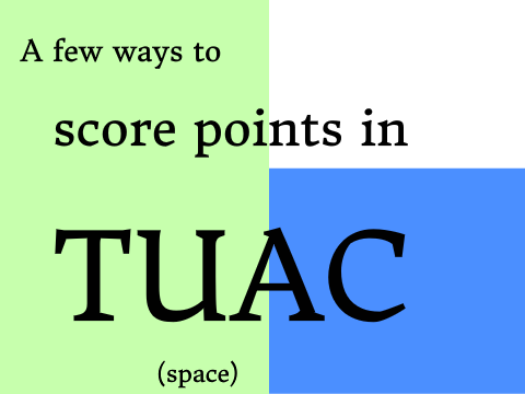 How To Earn Points in TUAC 2016