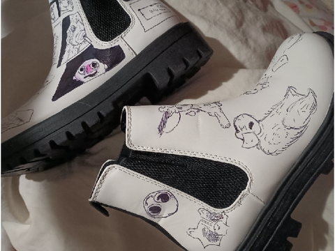 New shoes y'know what that means