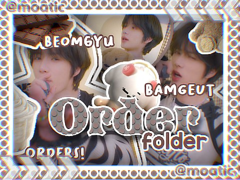 order folder! (★‿★)