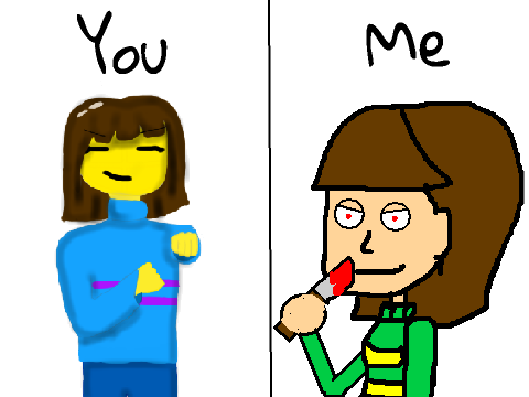 How would you draw you? _FriskTheDerp_ 
