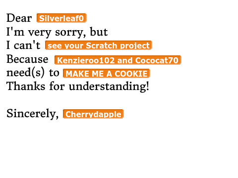 Random Excuse Generator!