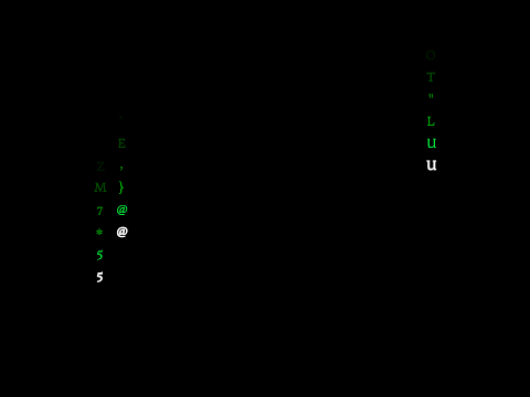 Cool Matrix thingy