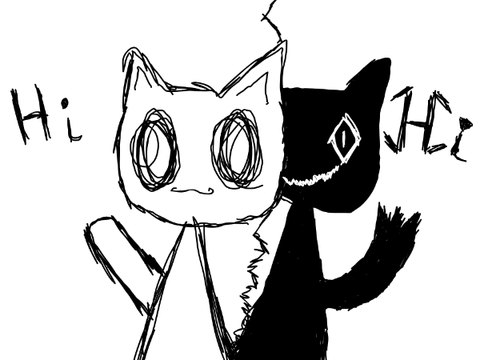 This is scary picture I draw :)