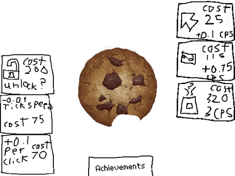 Low quality cookie clicker