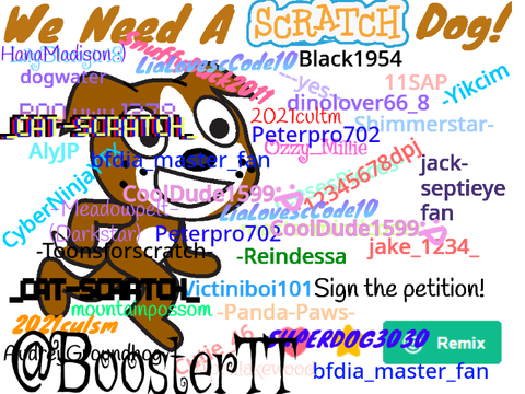 Petition to add a Scratch Dog!!!!  (we need it) remix remix remix