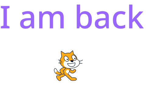 I am back