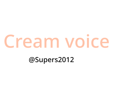 Sonic Ultimate (remix) Cream voice 