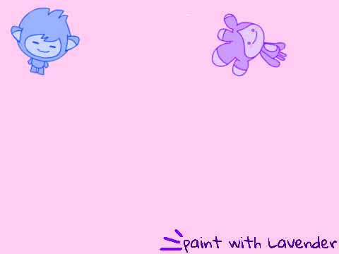 Paint with Lavender & Blue