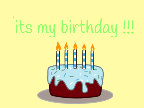 its my birthdayyyy <3