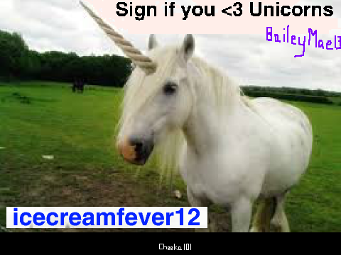 sign if you<3 unicorns remix remix remix