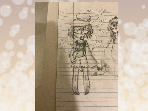 Human lea doodle