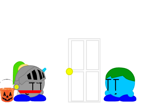Average Halloween with the Kirby ocs