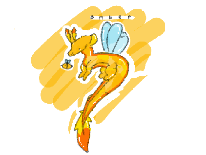 Smol silkwing boi/amber w/ bee wings