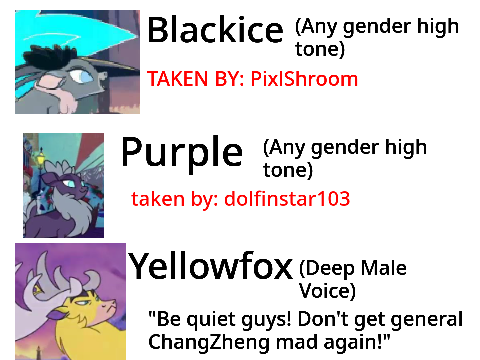 Them's Fightin' Herds Audition - Marsh & Yellowfox