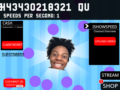 IShow Speed Clicker 2.0 remix