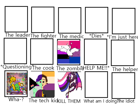 Who would you be in a Zombie Apocalypse?  remix remix