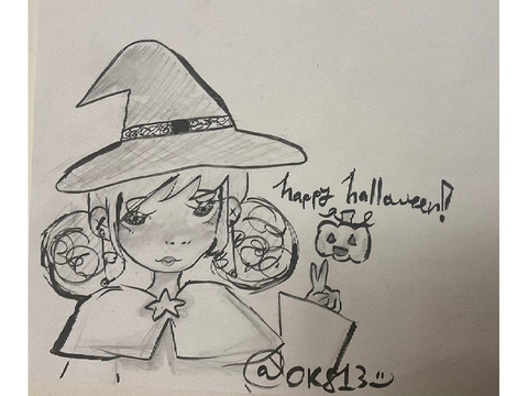 A lil doodle for halloween!