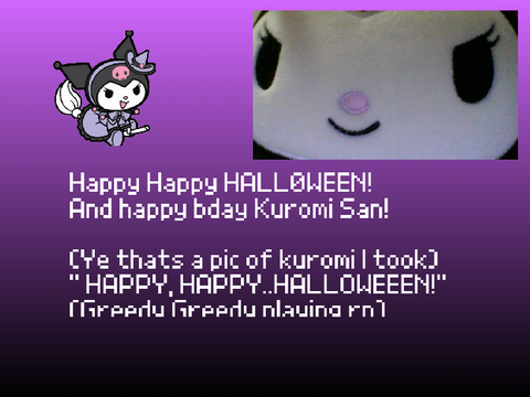 HAPPY BDAY KUROMI