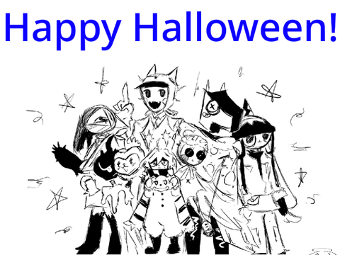 HAPPY HALLOWEEN!!! (but my art gets sloppier)