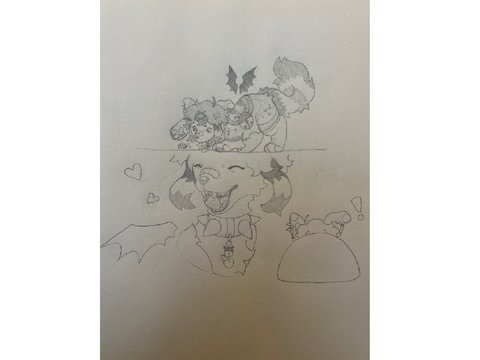 <3 lil dmce, trad art