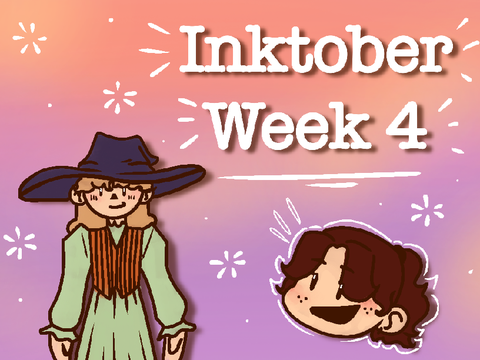 Happy late Halloween! :) | Inktober Week 4